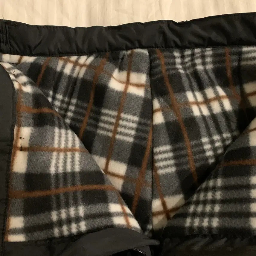 [BUNJANG] Black Insulated Padded Pants / 방한 패딩 바지