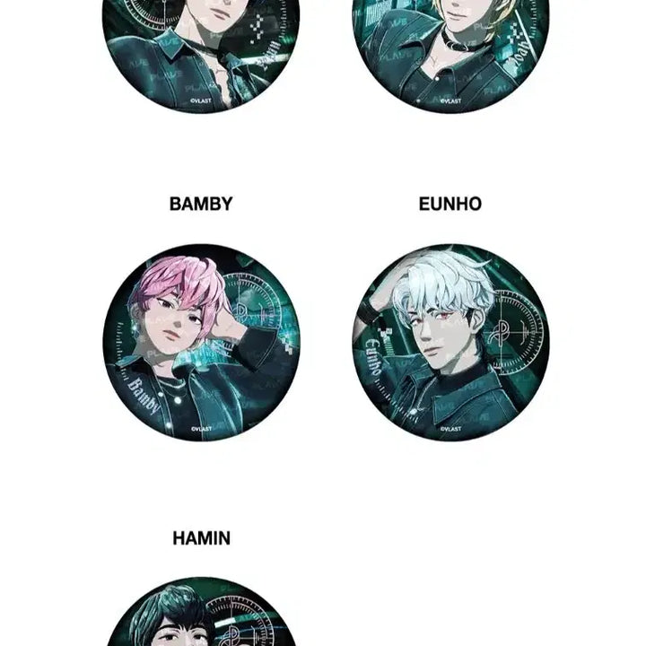 플레이브 대쉬 캔뱃지 (미개봉)