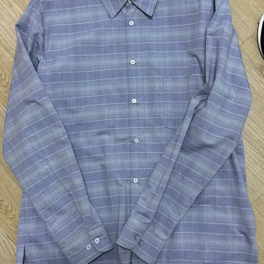 [BUNJANG] PAF 8.0+ Baby Blue Check Shirt XL / 포스트 아카이브 팩션(파프) 8.0+ 베이비블루 체크 셔츠 XL