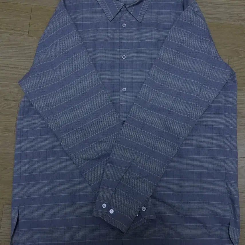 [BUNJANG] Post Archive Faction 8.0+ Baby Blue Checkered Shirt XL / 포스트 아카이브 팩션(파프) 8.0+ 베이비블루 체크 셔츠 XL