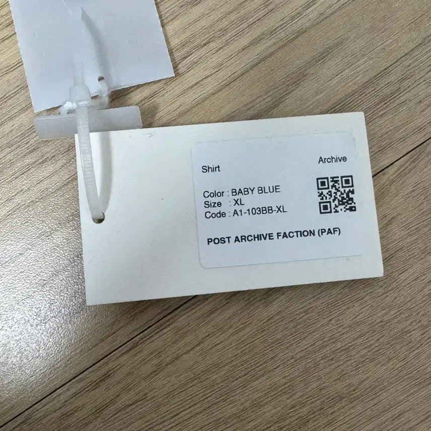 [BUNJANG] PAF 8.0+ Baby Blue Check Shirt XL / 포스트 아카이브 팩션(파프) 8.0+ 베이비블루 체크 셔츠 XL