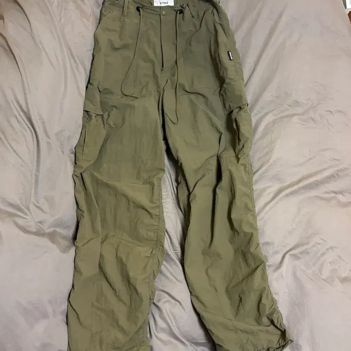 [BUNJANG] XTONZ XP127 Shirring Cargo Pants (Khaki) / 엑스톤즈 XP127 셔링 카고 팬츠 (KHAKI) M