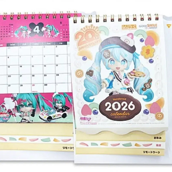 [BUNJANG] Hatsune Miku 2026 Goodsmile Calendar Nendoroid / 유키미쿠 캘린더 2026 굿스마일 BH 미개봉 넨도로이드 달력 하츠네미쿠