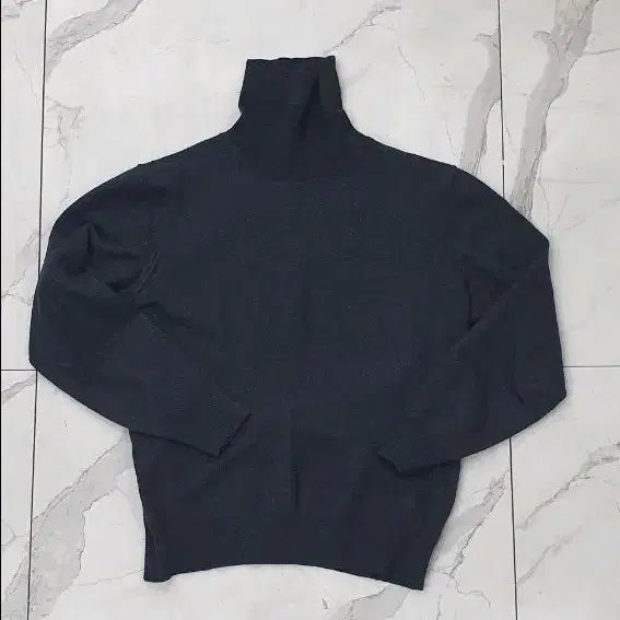 [BUNJANG] Kinloch Anderson Italian Made Charcoal Turtleneck Knit / 킨록앤더슨 이태리 메이드 차콜 터틀넥 니트