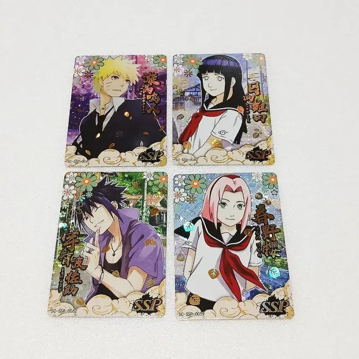 [BUNJANG] Naruto SSP Rare Card Bundle (Naruto, Hinata, Sasuke, Sakura) / 나루토-(나루토/히나타/사스케/사쿠라) SSP 레어 카드 일괄