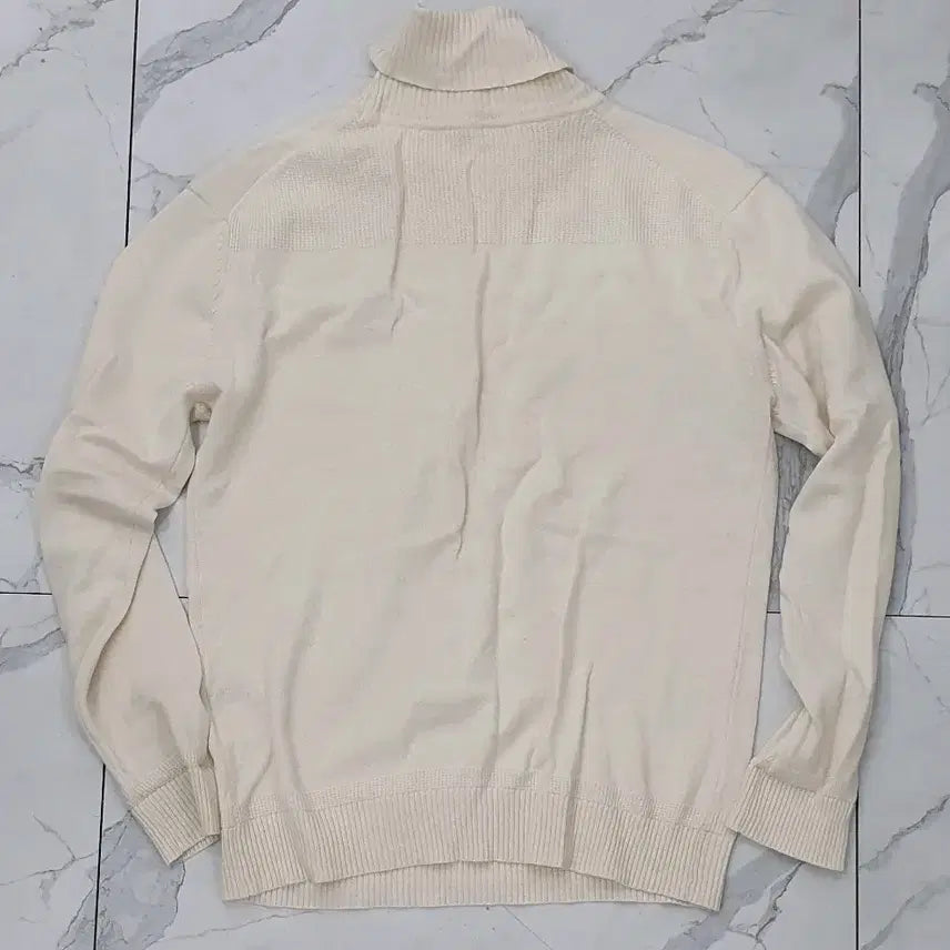 [BUNJANG] Ziozia Cashmere Blend Turtleneck Knit Ivory / 지오송지오 캐시미어 터틀넥 니트 아이보리