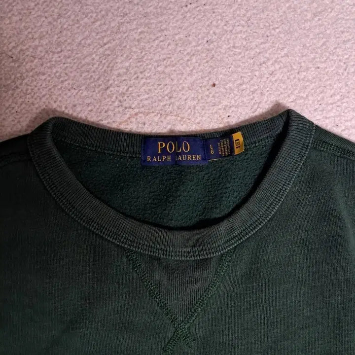 [BUNJANG] Polo Ralph Lauren Green Sweatshirt / 폴로 랄프로렌 그린 맨투맨