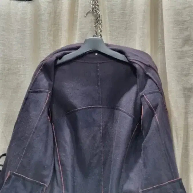 [BUNJANG] It MICHAA Lambskin Leather Rider Jacket / 잇미샤 양가죽 라이더자켓 버건디55