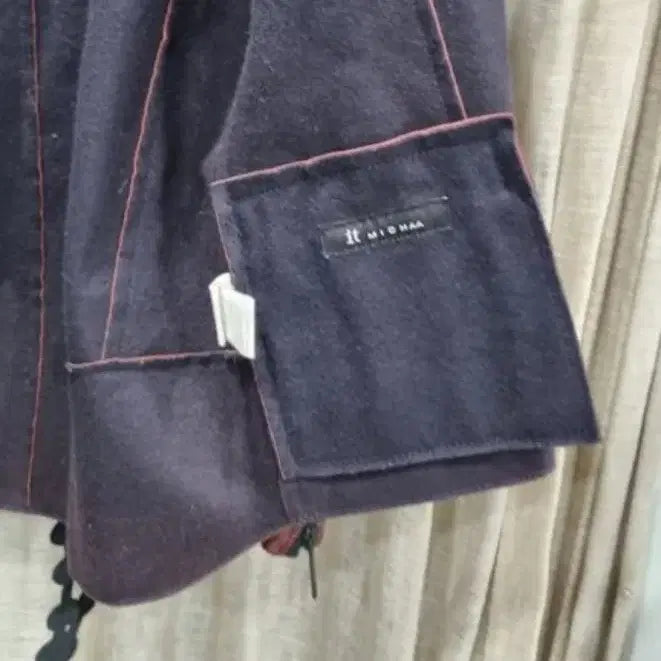 [BUNJANG] It MICHAA Lambskin Leather Rider Jacket / 잇미샤 양가죽 라이더자켓 버건디55