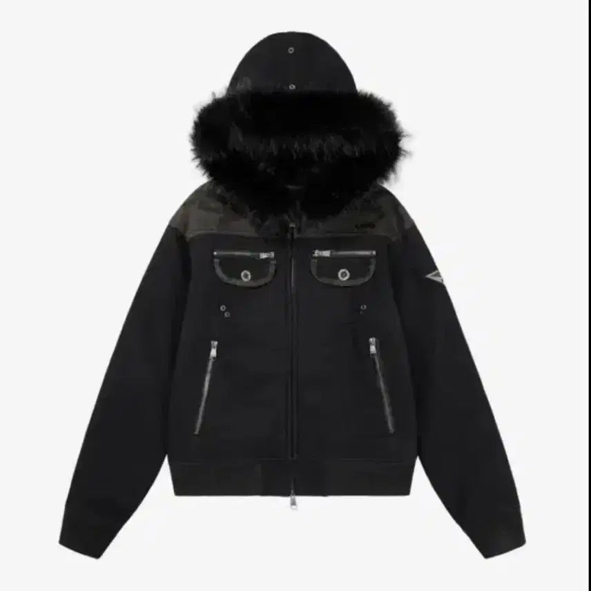 [BUNJANG] A'kam Per Camo Contrast Jacket / 아캄 퍼 카모 콘트래스트 자켓 1사이즈