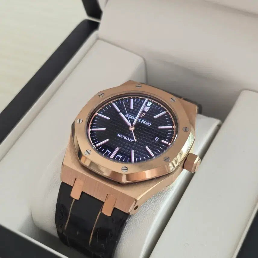 [BUNJANG] AP Royal Oak Leather Strap / AP로얄오크 가죽 스트랩