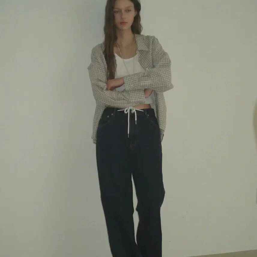 [BUNJANG] Headerment Geek Check Shirt / (1회착용) 헤더먼트 geek check shirts 셔츠