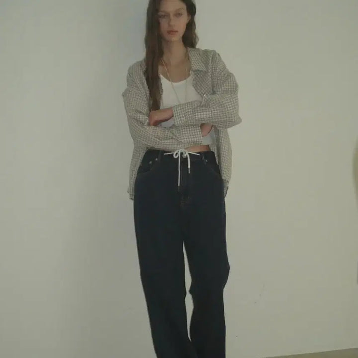 [BUNJANG] Headerment Geek Check Shirt / (1회착용) 헤더먼트 geek check shirts 셔츠