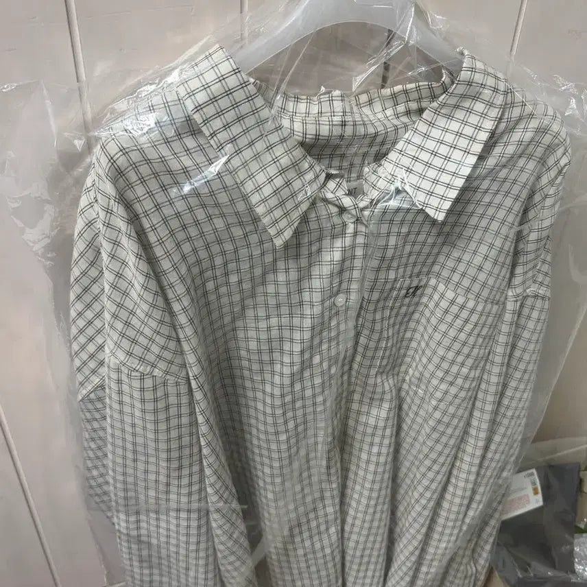 [BUNJANG] Headerment Geek Check Shirt / (1회착용) 헤더먼트 geek check shirts 셔츠