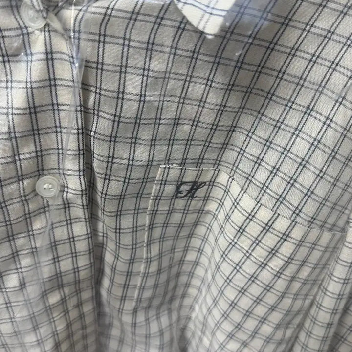 [BUNJANG] Headerment Geek Check Shirt / (1회착용) 헤더먼트 geek check shirts 셔츠