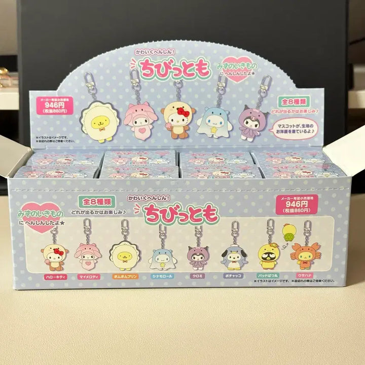 [BUNJANG] Sanrio Chibitomo Marine Life Figure (Sealed) / 미개봉 랜덤)새상품 산리오 치빗토모 치비토모 해양생물 피규어