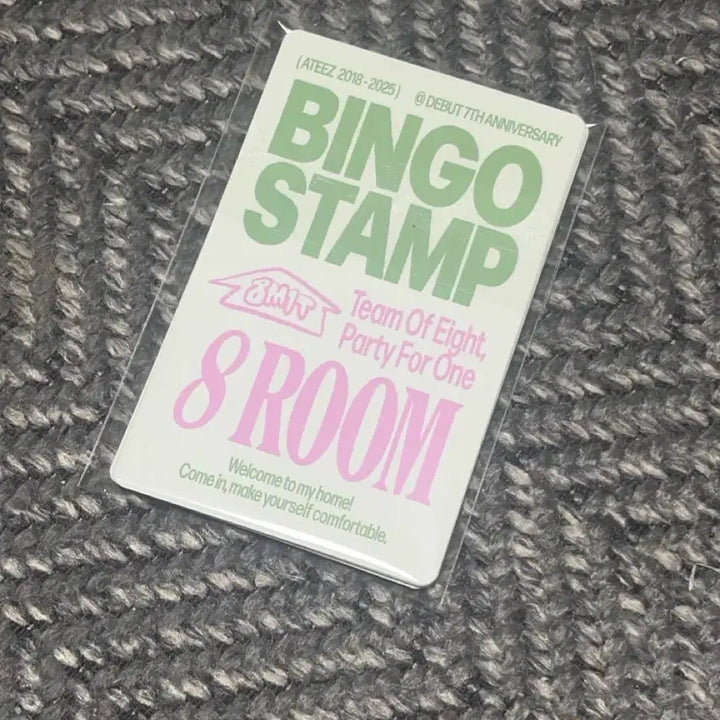 [BUNJANG] ATEEZ 8 Room Bingo Photocard Set / 에이티즈 8room 빙고포카 8장 세트 미개봉