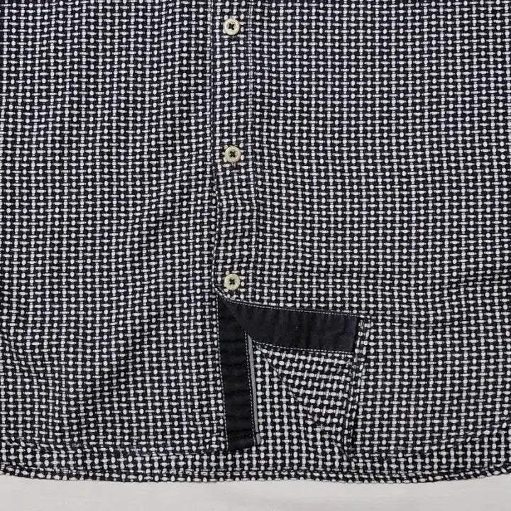 [BUNJANG] LL Mitsumine Navy Dot Long Sleeve Shirt / [LL] 일본 브랜드 Mitsumine 네이비 도트  긴팔 셔츠