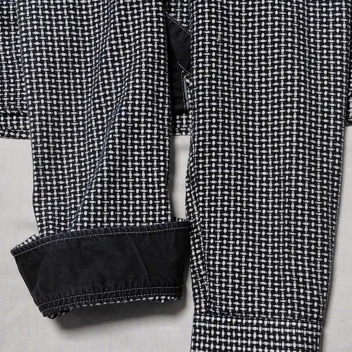 [BUNJANG] LL Mitsumine Navy Dot Long Sleeve Shirt / [LL] 일본 브랜드 Mitsumine 네이비 도트  긴팔 셔츠