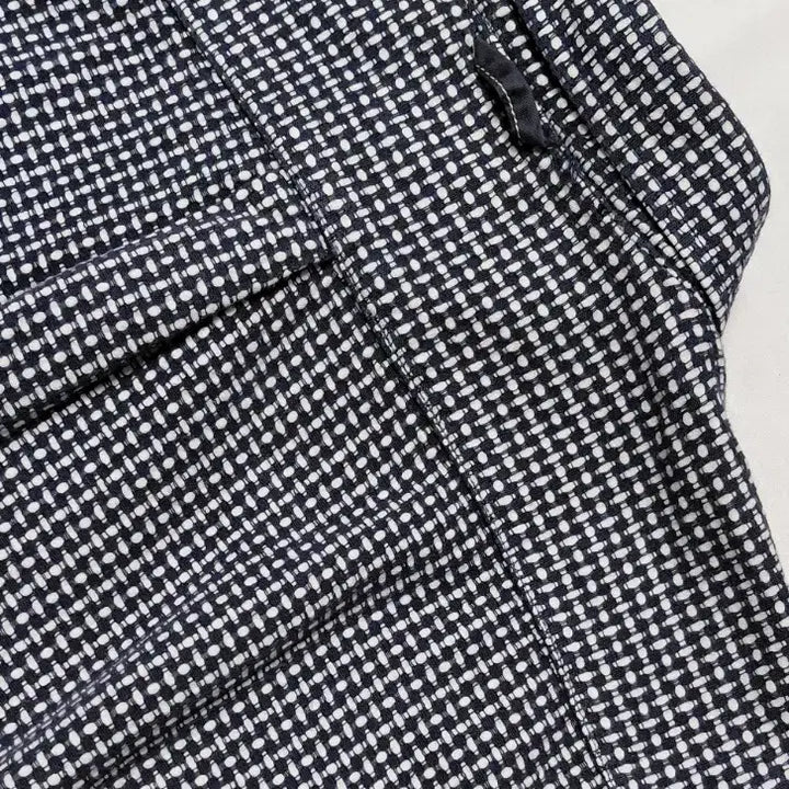 [BUNJANG] LL Mitsumine Navy Dot Long Sleeve Shirt / [LL] 일본 브랜드 Mitsumine 네이비 도트  긴팔 셔츠