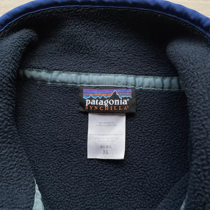 [BUNJANG] Patagonia Synchilla Fleece Jacket Navy Blue/Purple / 파타고니아 신칠라 네이비 블루 퍼플