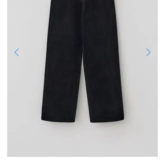 [BUNJANG] TANATT Corduroy Straight Wide Pants Black S / (택O새상품) 타낫 코듀로이 스트레이트 와이드 팬츠 블랙 s