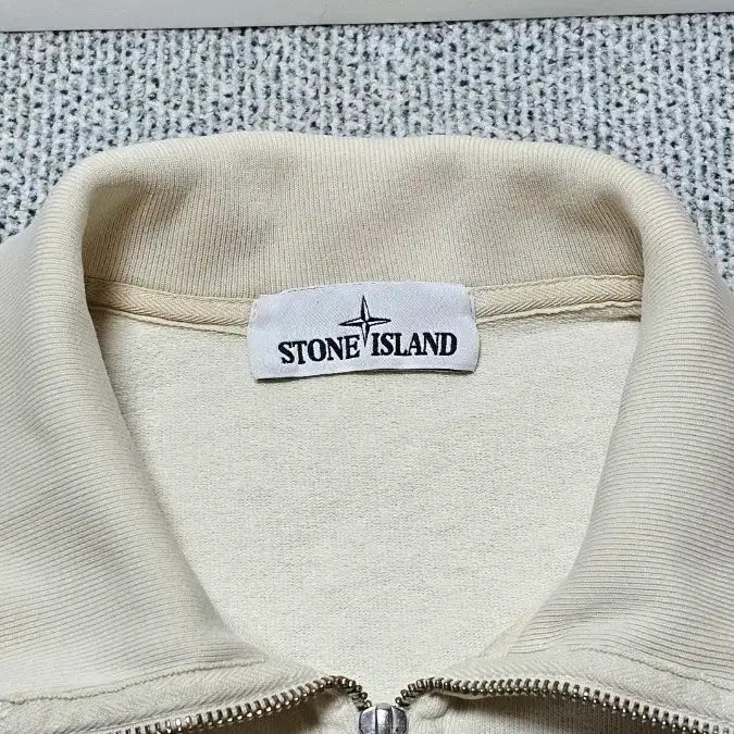 [BUNJANG] Stone Island Brushed Cotton Half-Zip Sweater / [L 사이즈] 스톤아일랜드 브러쉬드 반집업 스웨터 정품