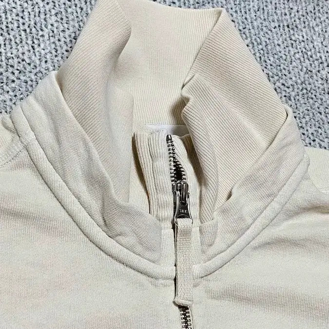 [BUNJANG] Stone Island Brushed Cotton Half-Zip Sweater / [L 사이즈] 스톤아일랜드 브러쉬드 반집업 스웨터 정품