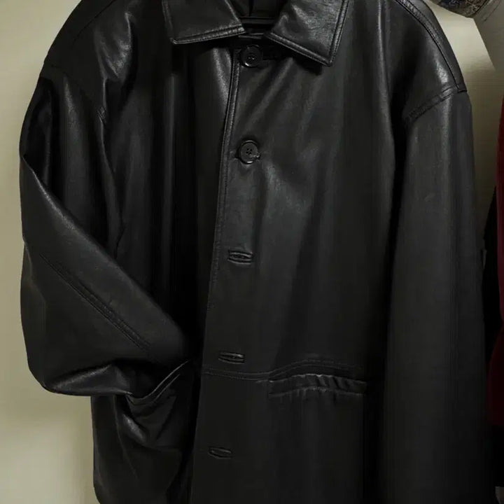 [BUNJANG] Nadal Market Leather Jacket / 나달마켓 레더자켓