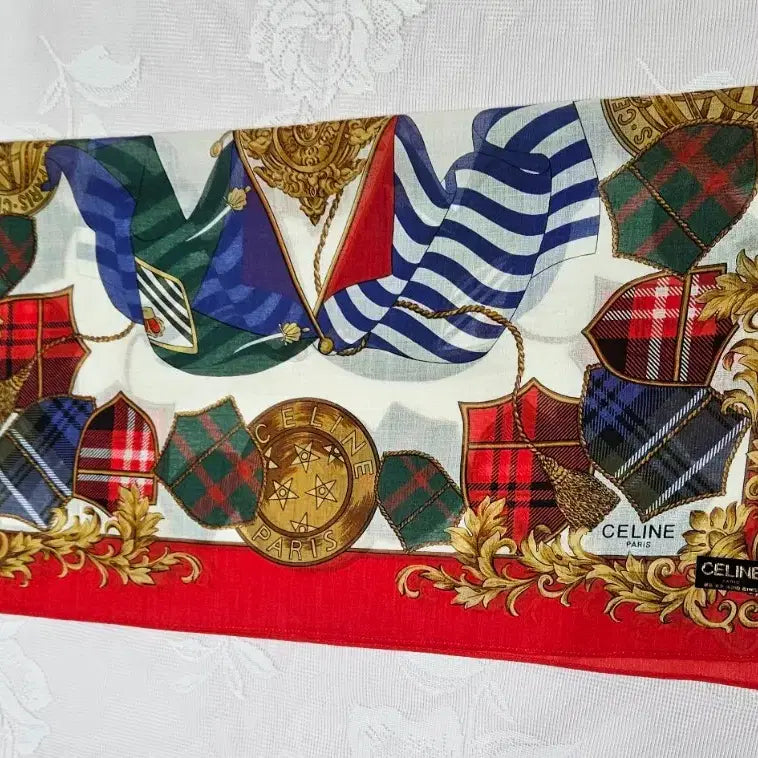 [BUNJANG] CELINE Vintage Cotton Handkerchief / CELINE 빈티지 손수건