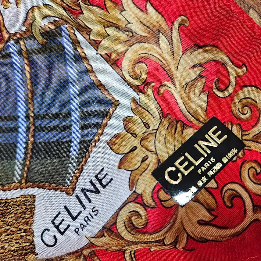 [BUNJANG] CELINE Vintage Cotton Handkerchief / CELINE 빈티지 손수건
