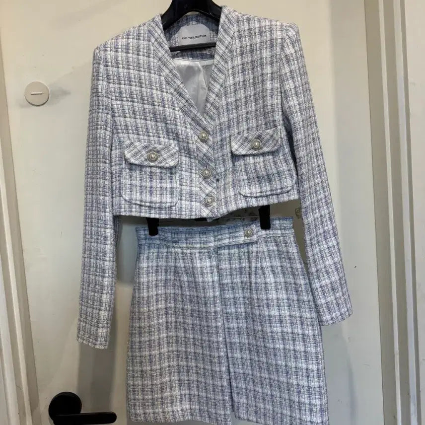 [BUNJANG] Lebonnes and You Edition Twill Jacket Skirt Set / 르보엔느 and you edition 트위 자켓 스커트 세트