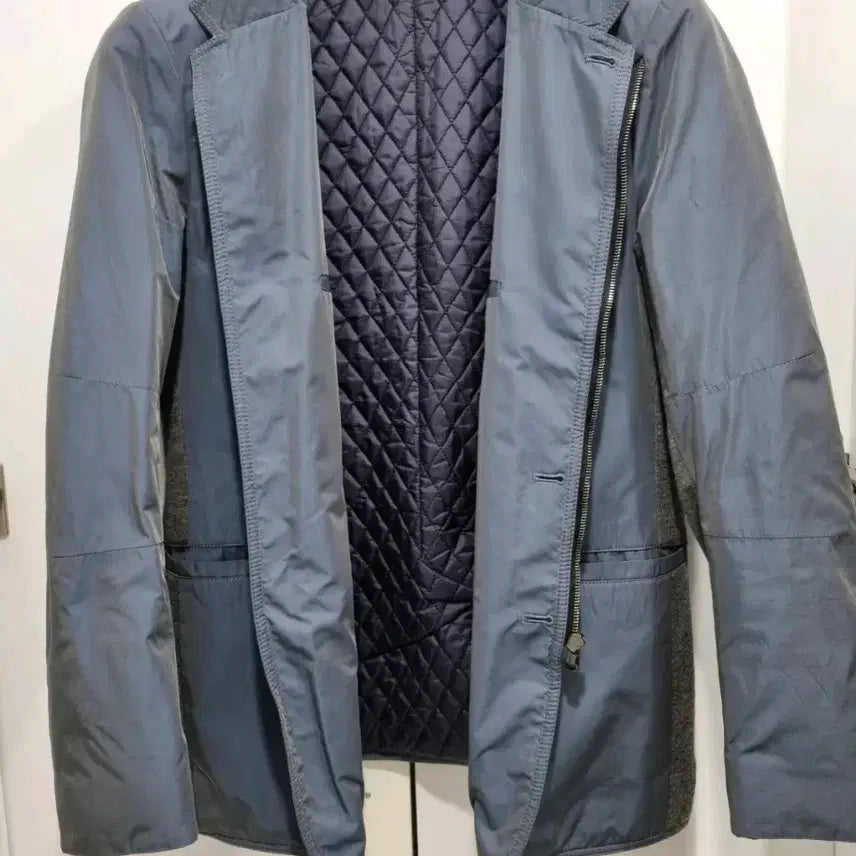 [BUNJANG] Solid Homme Wooyoungmi Navy Jacket / 남성 솔리드옴므 우영미 자켓 점퍼