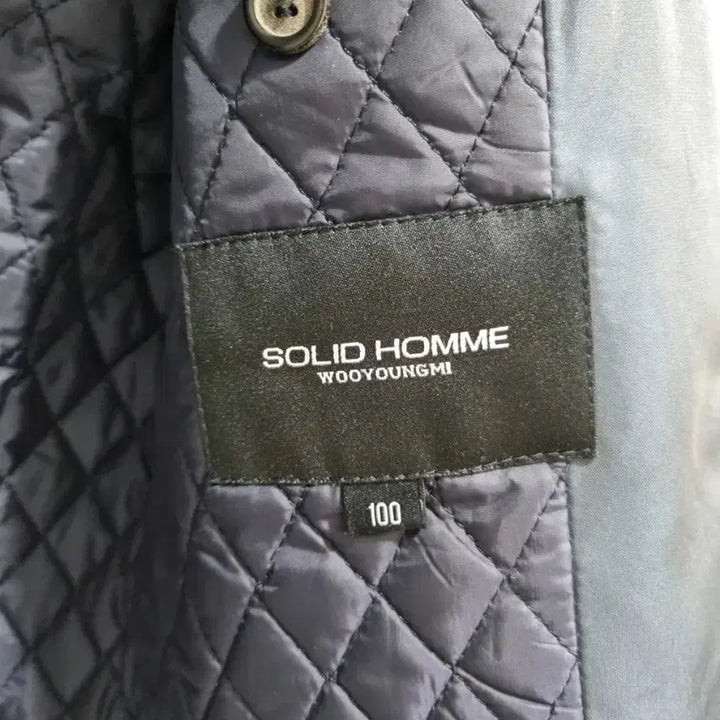 [BUNJANG] Solid Homme Wooyoungmi Navy Jacket / 남성 솔리드옴므 우영미 자켓 점퍼