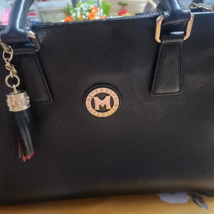 [BUNJANG] Metrocity Black Tote Bag / 메트로시티 블랙 토트백