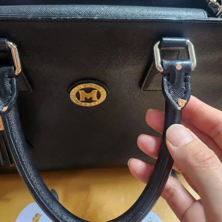 [BUNJANG] Metrocity Black Tote Bag / 메트로시티 블랙 토트백