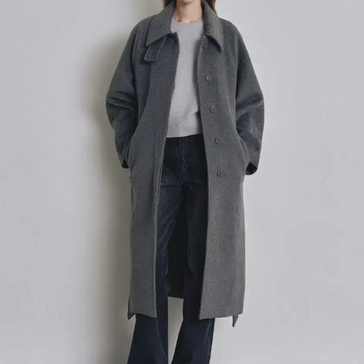 [BUNJANG] Customellow Long Coat / [새상품]정가20만원 커스텀어클락 롱 코트