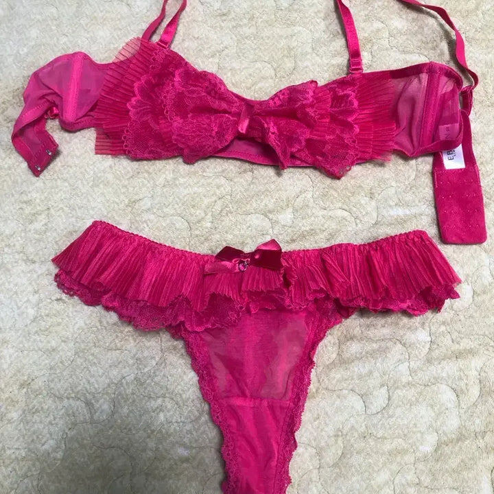 [BUNJANG] Evelyn Panty Bra Set - Mint Condition / 에블린 팬티브라세트 거의새것 원가6만원