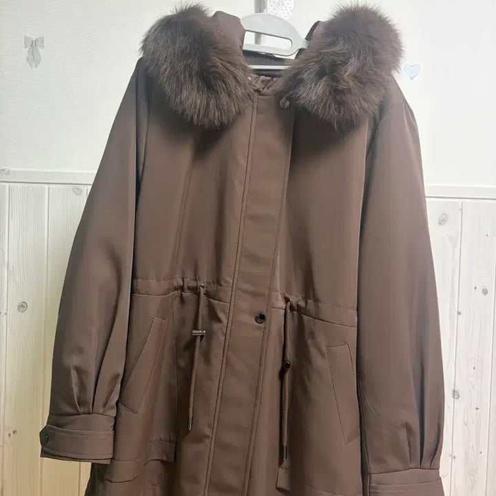 [BUNJANG] Hooded Padded Jacket (F / Sealed) / 100% 폭스퍼 후드패딩 (F / 완전 새상품)