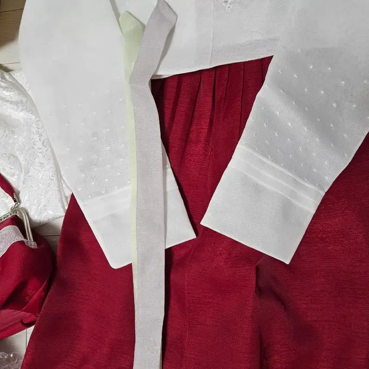 [BUNJANG] Custom Bride Hanbok Full Set (Size 55) / 신부 한복 풀세트 (55사이즈)