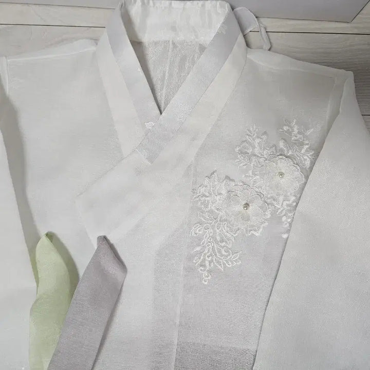 [BUNJANG] Custom Bride Hanbok Full Set (Size 55) / 신부 한복 풀세트 (55사이즈)