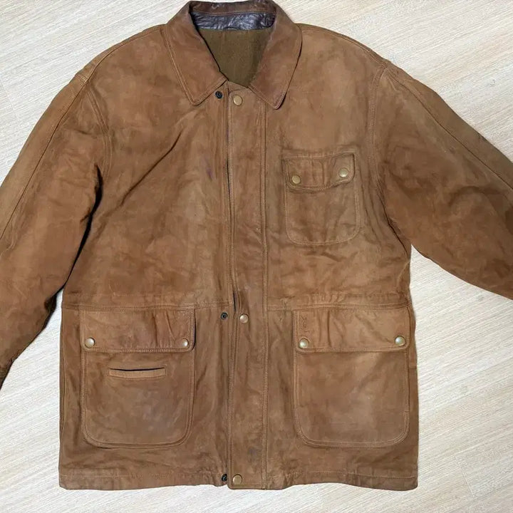 [BUNJANG] Yves Saint Laurent Leather Jacket / Yves Saint Laurent 가죽 자켓