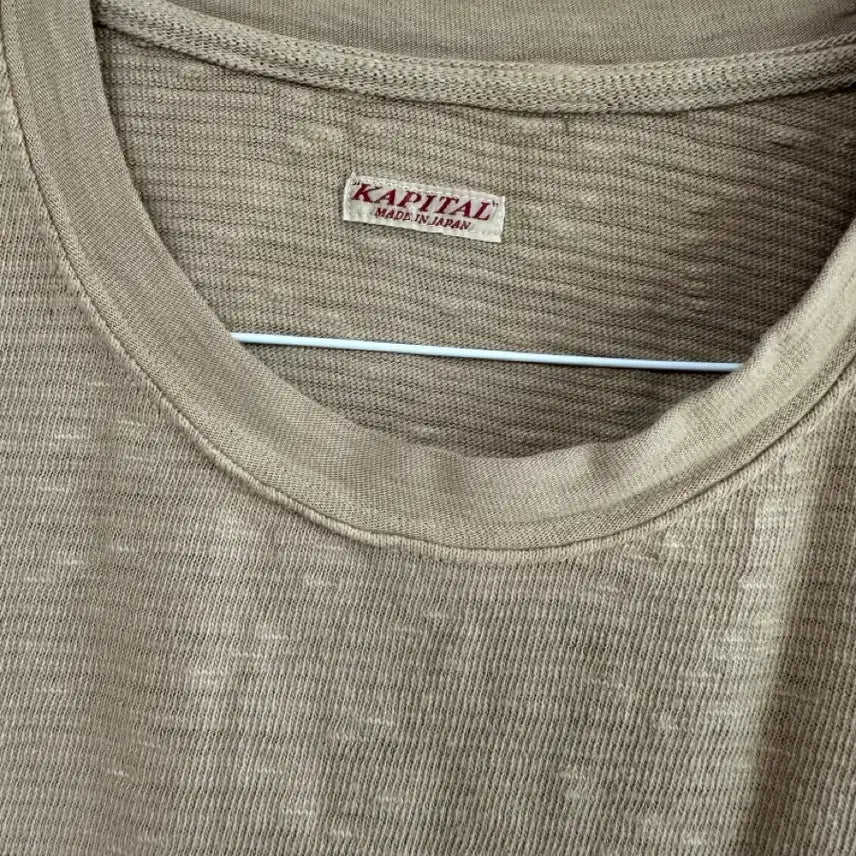 [BUNJANG] Capital Amuse Knit Pocket Short Sleeve Shirt / 캐피탈 어뮤즈  니트 포켓 반팔 아뮤즈 100사이즈