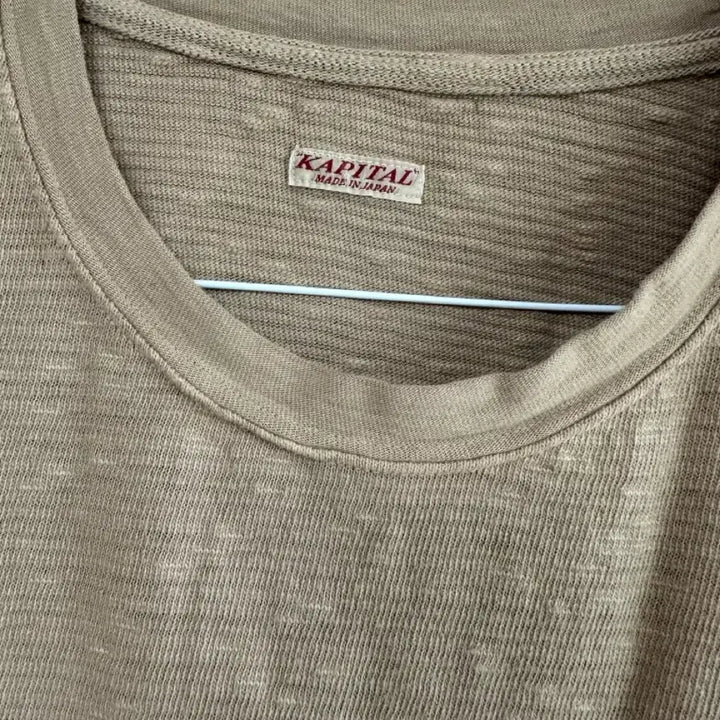 [BUNJANG] Capital Amuse Knit Pocket Short Sleeve Shirt / 캐피탈 어뮤즈  니트 포켓 반팔 아뮤즈 100사이즈