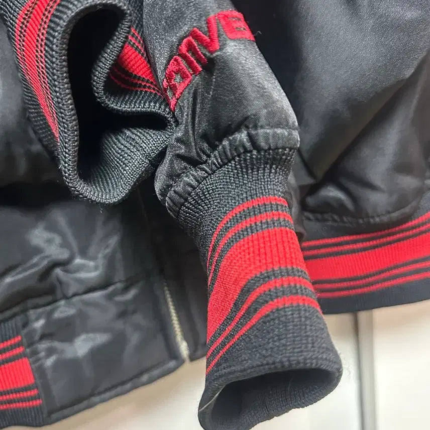 [BUNJANG] Converse All Star Black Stadium Bomber Jacket / 컨버스 올스타 블랙 스타디움 항공 점퍼 봄버 자켓