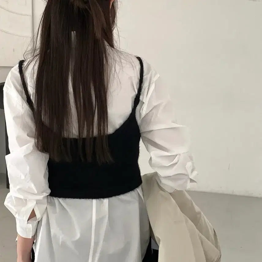 [BUNJANG] Kinda Beige Diane Shirt White / 킨다베이지 page 다이앤 셔츠 화이트