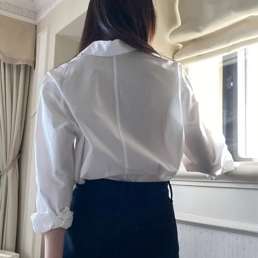 [BUNJANG] Kinda Beige Diane Shirt White / 킨다베이지 page 다이앤 셔츠 화이트