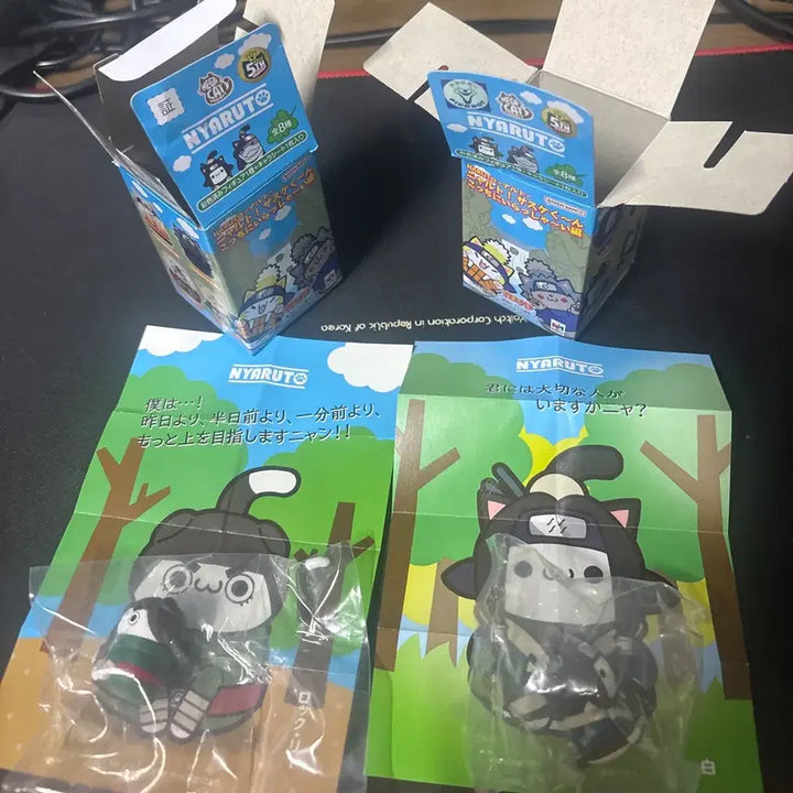 [BUNJANG] Naruto Mega Cat Bundle Set / 냐루토 메가캣 나루토 메가캣 록리,하쿠 일괄