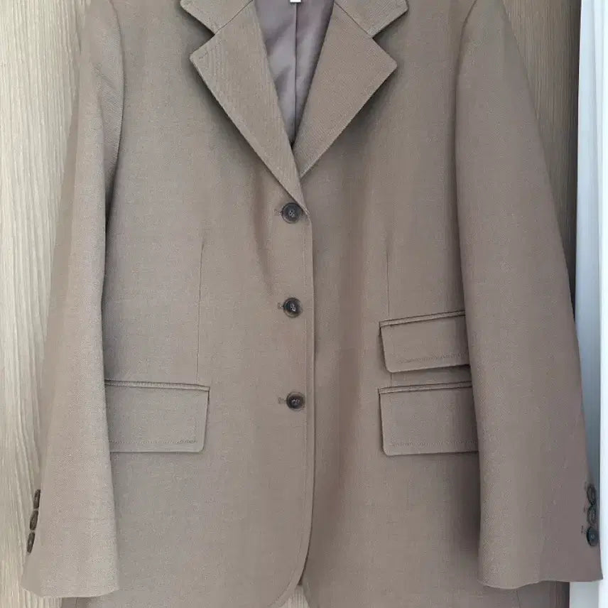 [BUNJANG] 온앤온 브라운 스티치 포인트 자켓