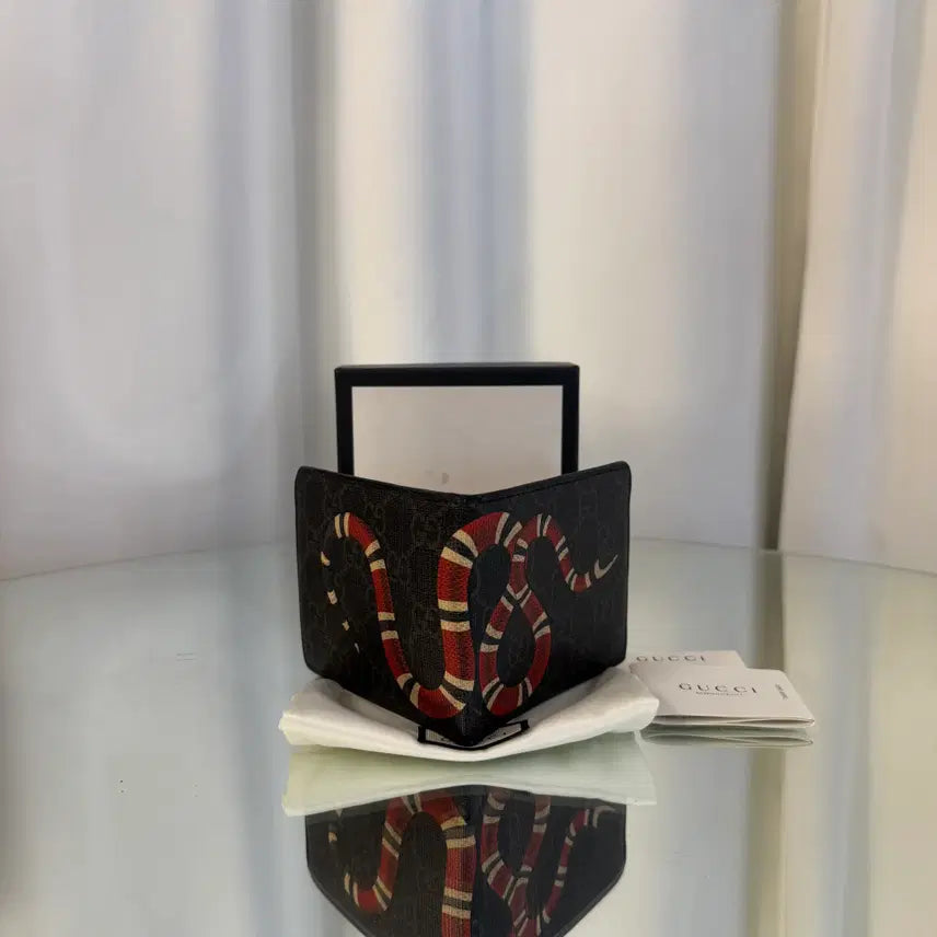 [BUNJANG] Gucci Snake Vestiaire Bifold Wallet / 구찌 스네이크 베스트리에 반지갑